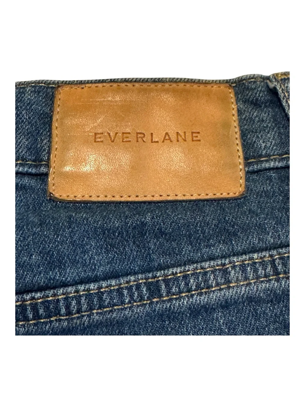 Everlane Indigo Cheeky Denim Shorts